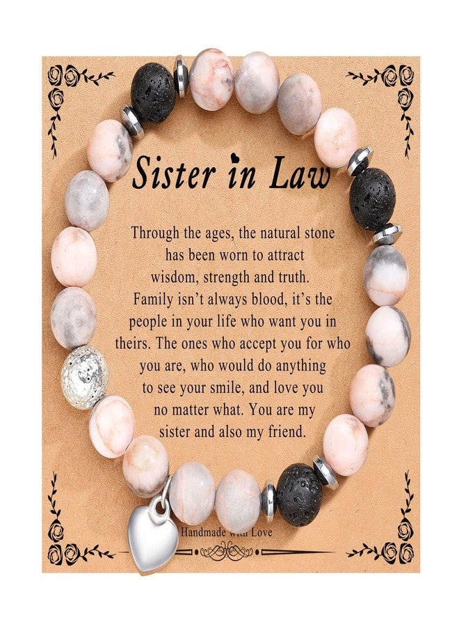 Jofanvin Sister in Law Bracelets Expandable Wire Bangle Bracelet for Women, Meaningful Charms for Sister in Law - Image 2